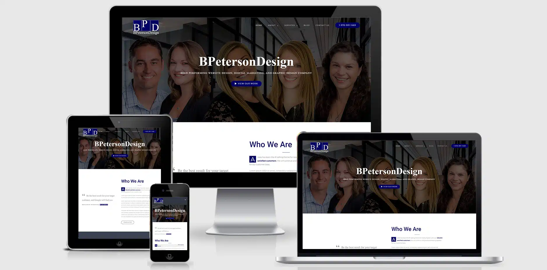 Responsive website designs