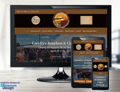 Festival Website Design for Carefree Bourbon & Cigar Festival