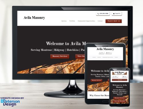 New Masonry Web Design for Avila Masonry