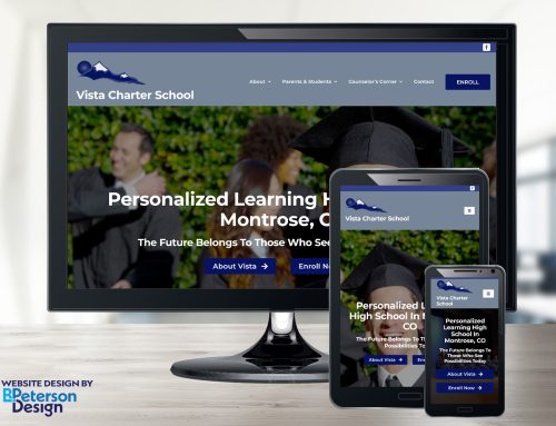 Website Designer for Schools: Redesign for Vista Charter School